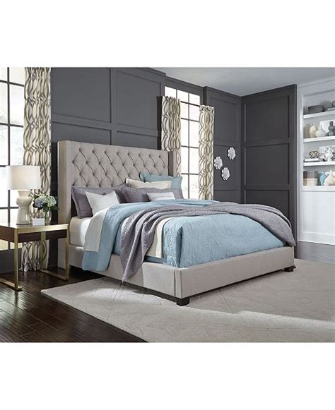 Marilyn monroe themed bedroom decor ideas. Furniture Monroe Upholstered King Bed, Created for Macy's ...