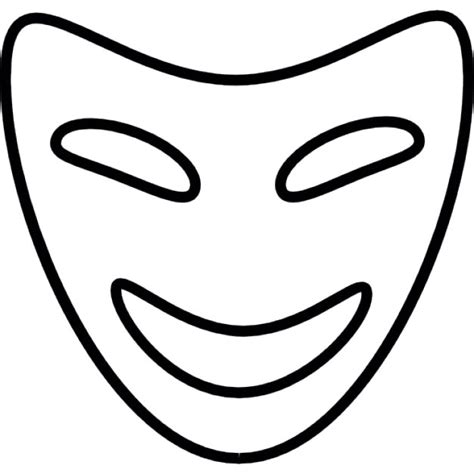 Comedy Mask Ios 7 Interface Symbol Icons Free Download