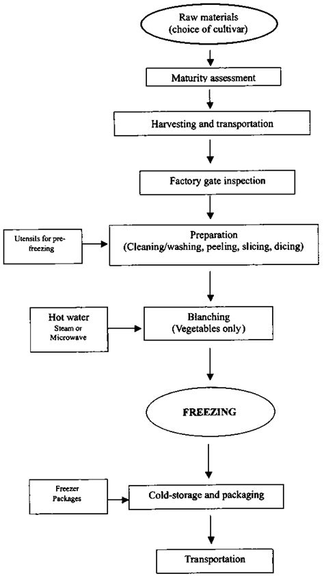 Freezing Of Fruits And Vegetables