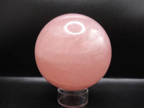 Polished Rose Quartz Mineral Sphere 2 Fossils For Sale