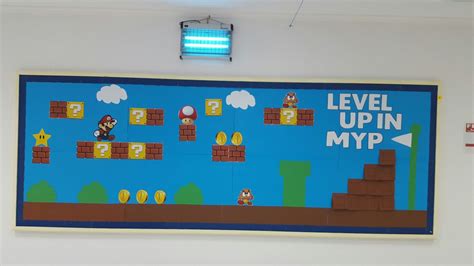 Super Mario Bulletin Board Classroom Design Classroom Themes