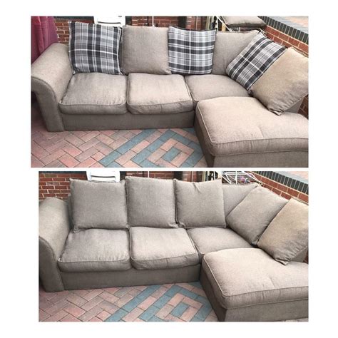 Dfs Brown Fabric Corner Sofa In Very Good Conditioncan Deliver In