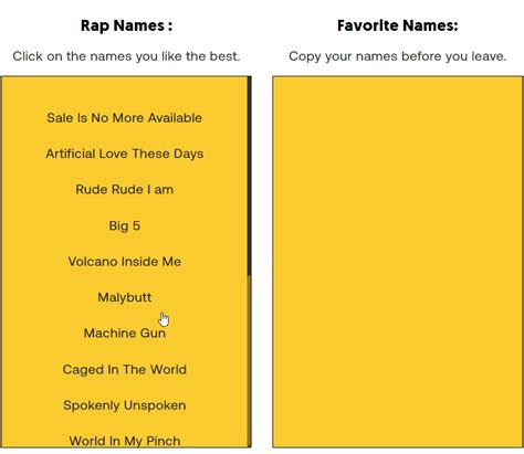 Best Rap Name Generator 1000 Cool And Unique Rap Name Ideas 2022