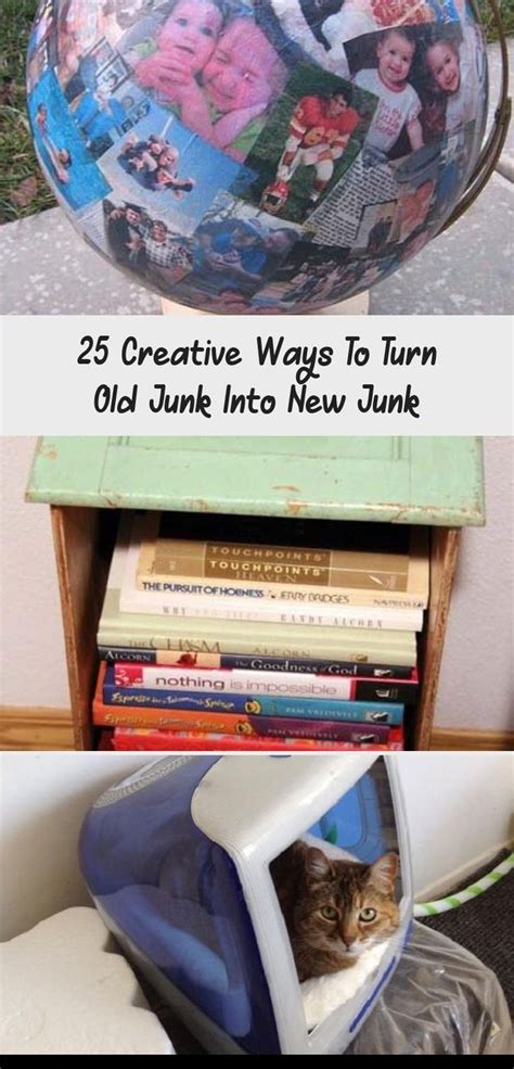 25 Creative Ways To Turn Old Junk Into New Junk Decor Dıy 25