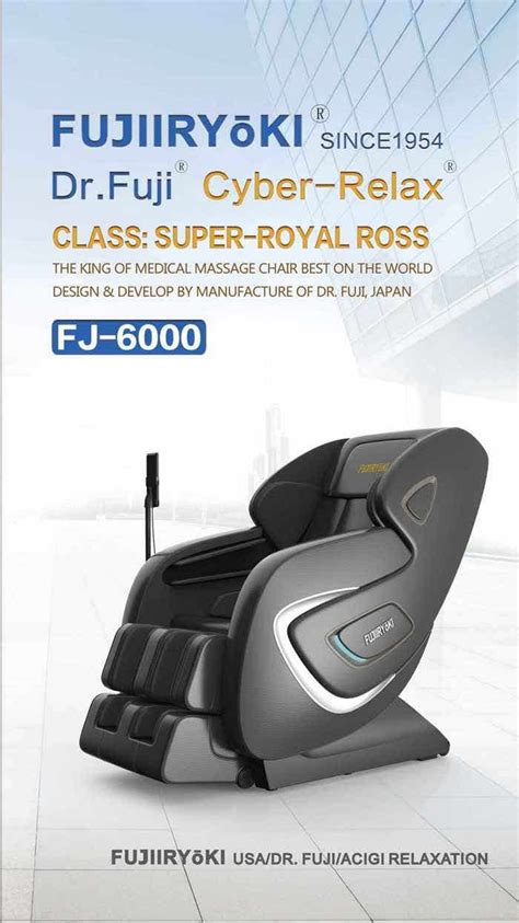 dr fuji cyber relax super royal ross fj 6000 l track foot roller massage chair ebay