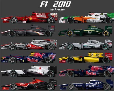 F1 2010 Carset By Pieczaro On Deviantart Formule 1 Voiture Formule