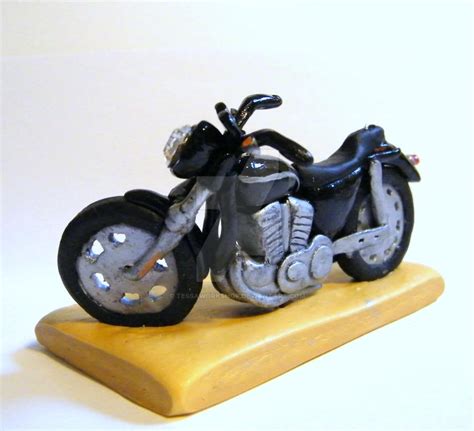 Ooak Polymer Clay Harley Davidson Motocycle By Tessaworkshop On Deviantart