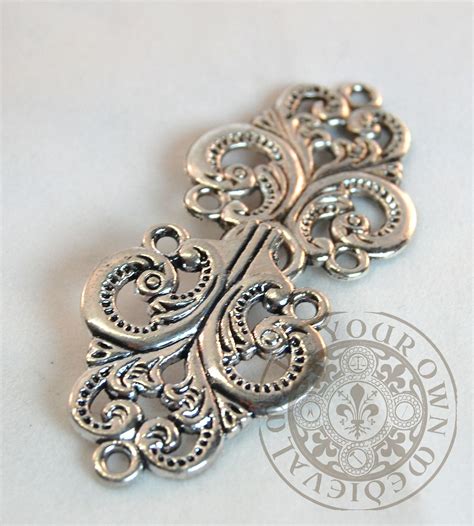 Silver Renaisance Clasp Make Your Own Medieval