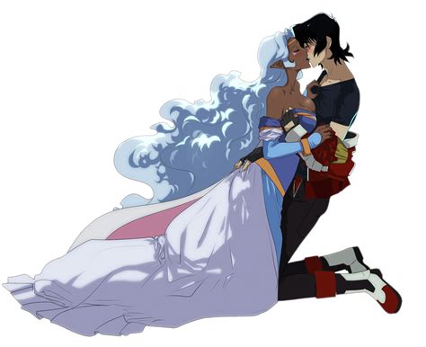 Keith And Princess Alluras Romantic Kiss Moment From Voltron Legendary