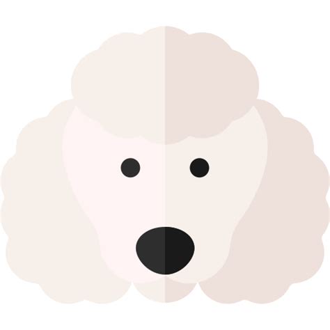 Poodle Basic Rounded Flat Icon