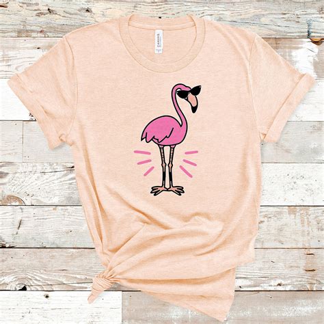 Cool Flamingo Shirt Flamingo Tee Shirt Womens Flamingo Shirt Etsy