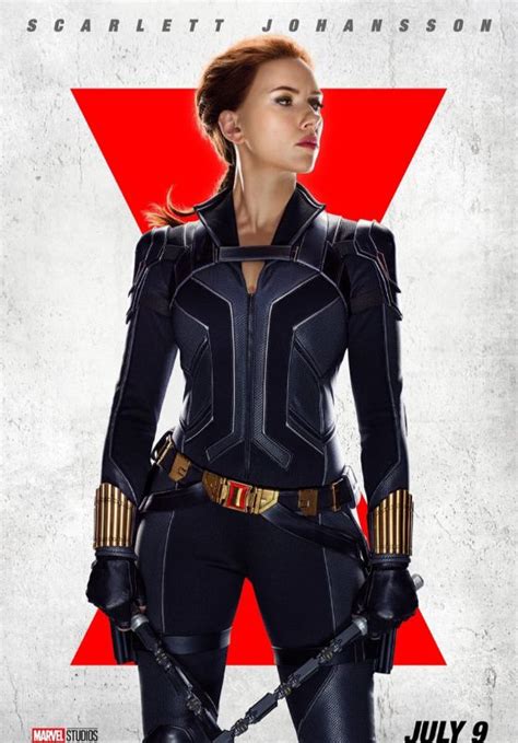 Scarlett Johansson Black Widow Poster • Celebmafia