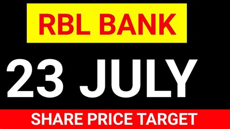 This is a list of financial institutions in malaysia. RBL bank, 23 JULY SHARE TARGET । RBL bank share price ...