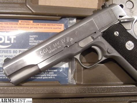 Armslist For Saletrade Colt 1911 Mkivseries 80 Government Model