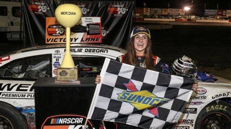 Congrats To Hailie Deegan For Winning Her First Race In The Napa Auto