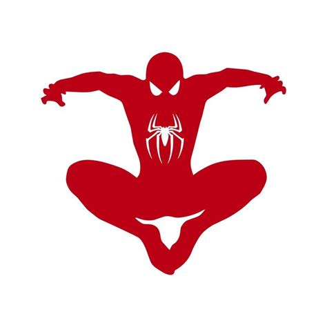 Spiderman decal logo silhouette Spiderman jumping decal | Etsy in 2020