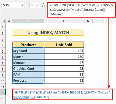 How To Hyperlink To Cell In Same Sheet In Excel 5 Methods Exceldemy