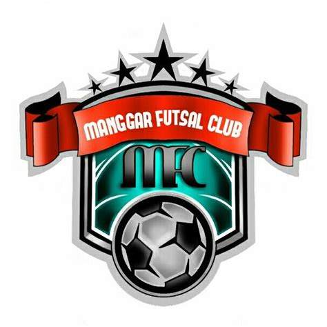 Futsal Logo Art Logo Desain Sepak Bola Abstrak