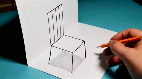 Create digital artwork to share online and export to popular image formats jpeg, png, svg, and pdf. How to Draw a 3D Chair - Trick Art For Kids - YouTube