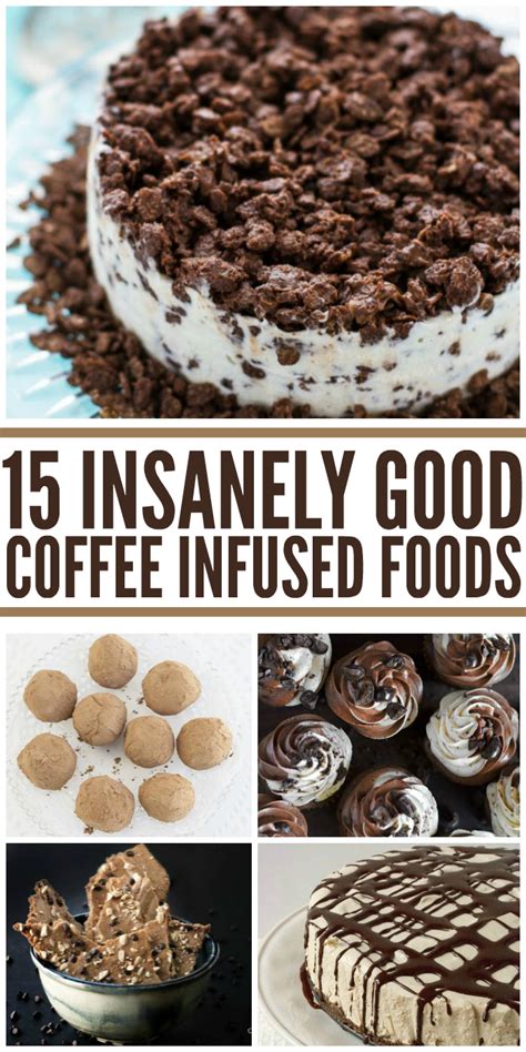 Insanely Good Coffee Infused Foods