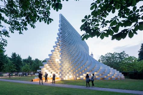 Unzipped Wall For London 2016 Serpentine Pavilion Designed By Bjarke Ingels Group Big S The