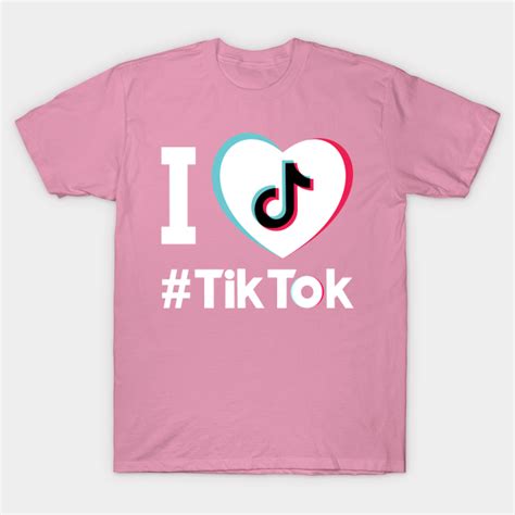 I Love Tik Tok Tik Tok Musically T Shirt Teepublic