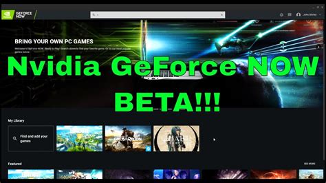 Nvidia Geforce Now Beta Review And Game Test Youtube