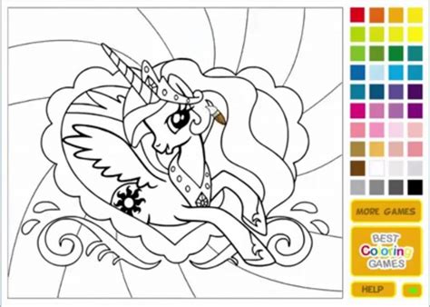 Free Coloring Games Unicorn K5 Worksheets