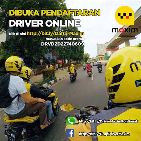 Cara Daftar Driver Ojek Online Maxim Indonesia Zona Pendidikan