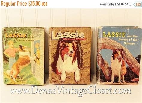 40 Off Super Summer Sale Vintage 50s 60s Lassie Books Lot Of 3 Books