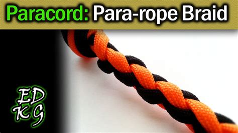 Neben dem jeweiligen paracord ihrer wahl finden sie bei uns auch viele anleitungen zum selbermachen. Simple Paracord: Making Rope (4 Strand Round Braid) - YouTube