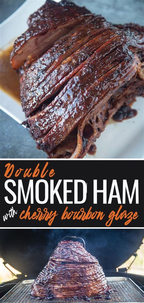 double smoked ham with cherry bourbon glaze is the ultimate holiday ham find out how to cook a