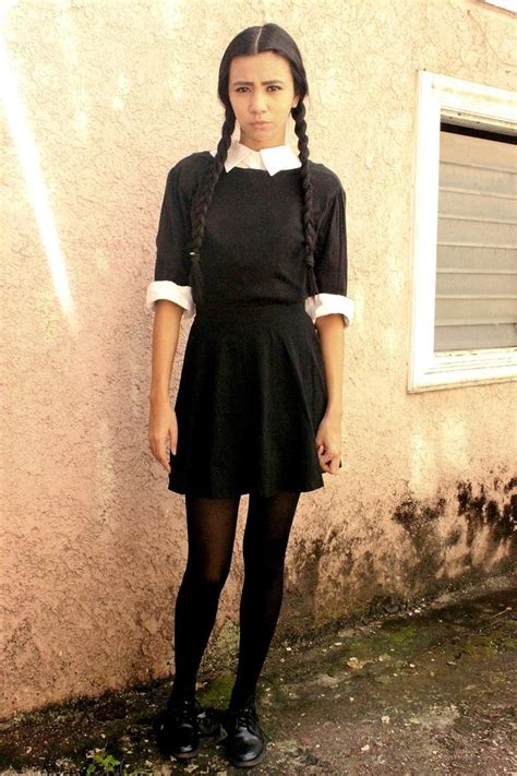 And out of all characters, why her? DIY: WEDNESDAY ADDAMS HALLOWEEN COSTUME | Casual halloween costumes, Casual halloween, Easy ...