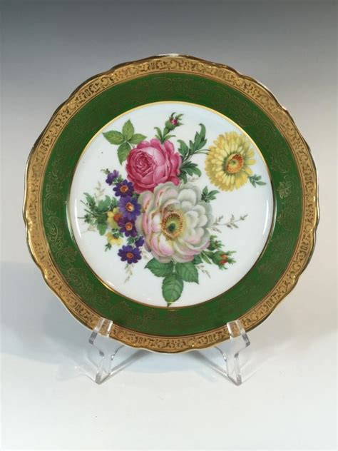 Great Antique Limoges Gilt Porcelain Plate