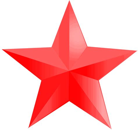 Red Star Png Transparent Image Download Size 1119x1056px