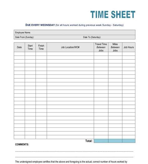Simple Time Sheet Etsy Time Sheet Printable Cleaning Checklist