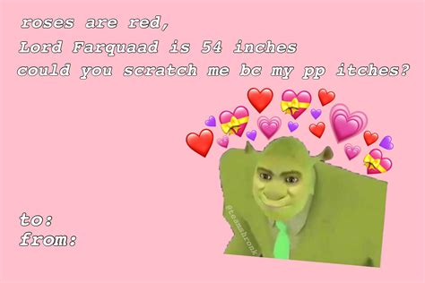 Shrek Valentines Day Cards 54 Koleksi Gambar