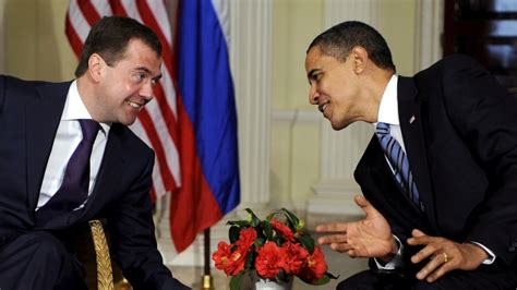 Medvedev Obama Accent The Positive In First Meeting
