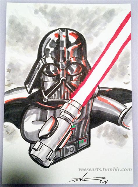 Lego Darth Vader Convention Sketch By Danveesenmeyer On Deviantart