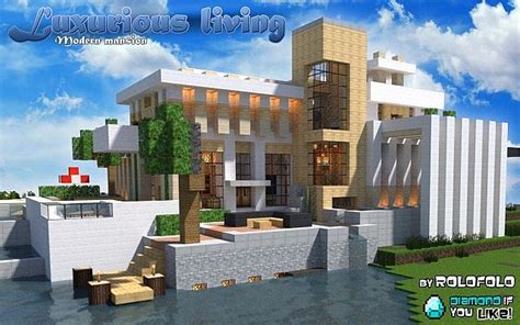 Maybe you would like to learn more about one of these? Modern Luxurious living mansion (at 'WOK' and 'Minecraft ...