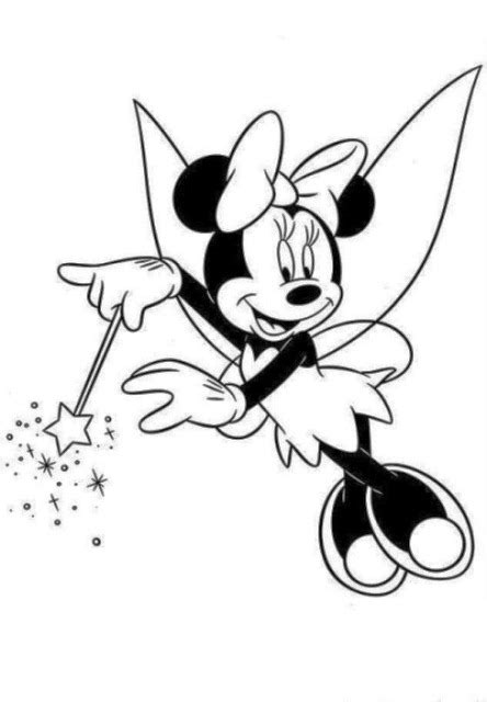 15 Sketsa Mewarnai Gambar Kartun Minnie Mouse Media Belajar Anak
