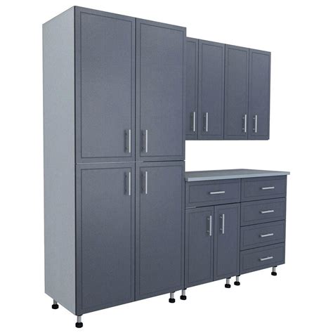 Best garage storage cabinets with doors, custom garage closets and organization systems. ClosetMaid 80.5 in. x 84 in. x 21 in. ProGarage Basic ...