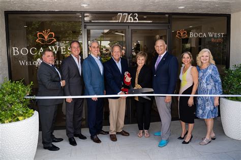 boca west celebrated opening of new welcome sales center boca raton s most reliable news