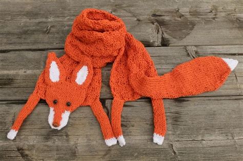 Red Fox Fox Scarf Cute Fox Soft Crocheted Fox Woodland Etsy Fox