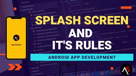 Splash Screen In Android Studio 2021 Splash Screen Design Youtube