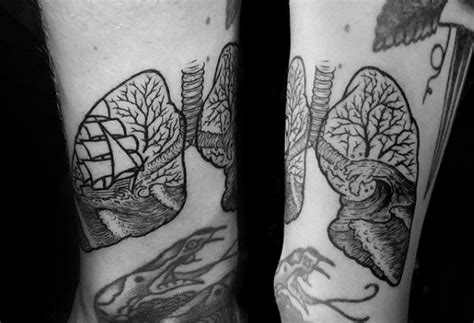 40 Lung Tattoo Designs Für Männer Organ Ink Ideas Mann Stil Tattoo