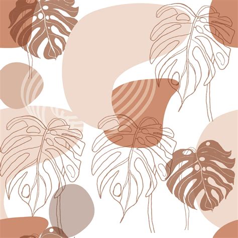 Boho Aesthetic Neutral Wallpaper Peel And Stick Or Non Pasted