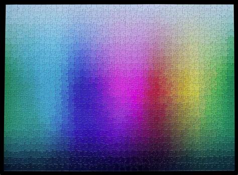 This 1000 Piece Jigsaw Puzzle Contains Exactly 1000 Different Colors