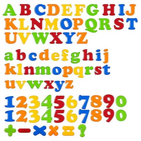 Coogam Magnetic Letters Numbers Alphabet Fridge Magnets Colorful
