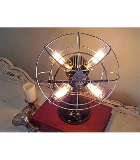 Industrial fans recycled industrial rustic vintage lamp, perfect for any outdoor lighting or garden ryun fan lamp employs traditional forms in a modern assembly. Vintage Edison Fan Lamp - Black and Aluminum Classic ...